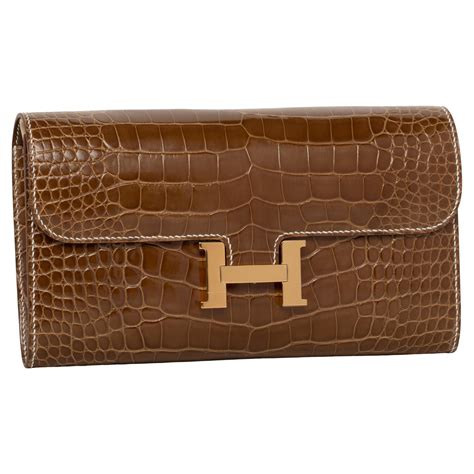 Hermes alligator wallet for sale